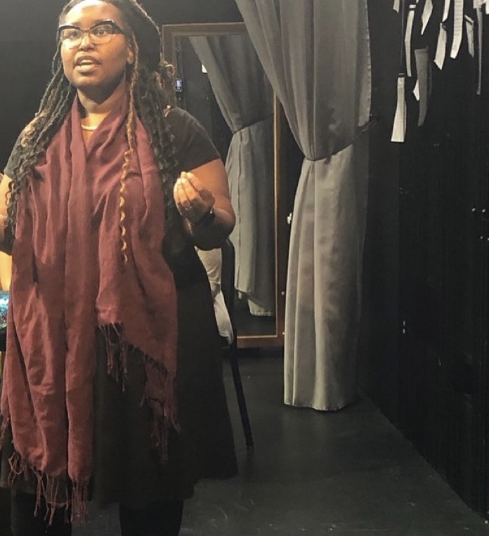 Britton Williams presenting at a workshop